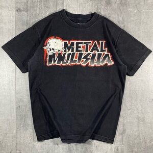 00s Y2k Black Metal Mulisha Tee Shirt